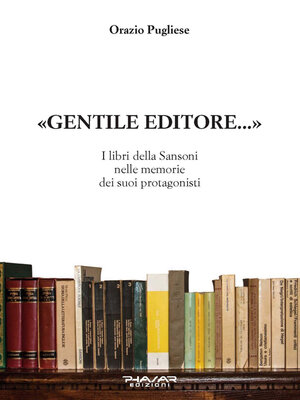 cover image of «Gentile Editore...»
